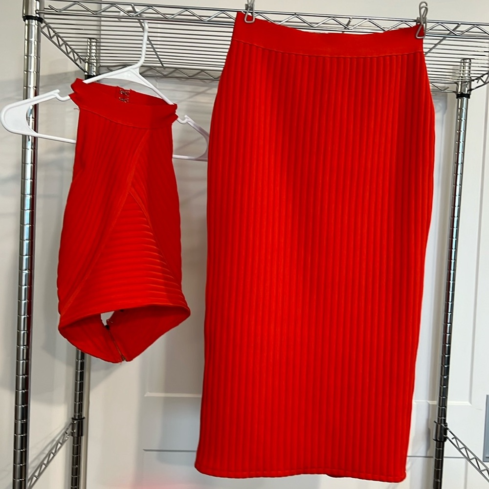 Halter Top & Pencil Skirt Set